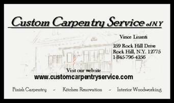 Custom Carpentry Service of NY